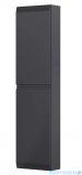 Oristo Brylant szafka boczna wysoka 40x160x17cm czarny mat OR36-SB2D-40-8-V3
