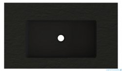 Riho Livit Stone Top umywalka konglomeratowa 80x46x12cm czarna F70063