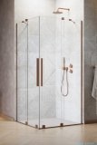 Radaway Furo Brushed Copper KDD kabina 100x90cm szczotkowana miedź 10105100-93-01L/10105090-93-01R