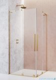 Radaway Furo SL Gold KDD kabina 120x110cm złoty połysk/szkło przejrzyste 10305120-09-01L/10305110-09-01R