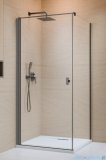 Radaway Nes Kdj I Brushed GunMetal kabina 90x75cm lewa szczotkowany grafit 10022090-92-01L/10039075-01-01