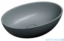 Omnires Shell M+ umywalka nablatowa 50x32 cm ash grey mat SHELL500UNAG