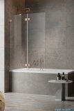 Radaway Essenza Pro Brushed Copper Pnd II parawan nawannowy 100cm lewy szczotkowana miedź 10102100-93-01L
