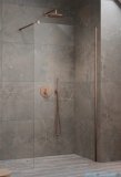 Radaway Modo X Brushed Copper II kabina Walk-in 155x200 szczotkowana miedź/przejrzyste 10mm 389355-93-01