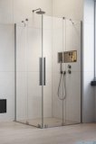 Radaway Furo Brushed Nickel  KDD kabina 100x90cm szczotkowany nikiel 10105100-91-01L/10105090-91-01R