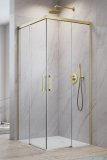 Radaway Idea 8 Kdd Brushed Gold kabina 100x120cm szczotkowane złoto 10370100-99-01L/10370120-99-01R
