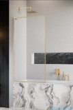 Radaway Modo F SL Gold PNJ II parawan nawannowy 90cm lewy złoty połysk/przejrzyste 10406090-09-01L
