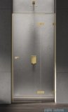 New Trendy Eventa Gold Shine drzwi wnękowe pojedyncze 110x200 cm przejrzyste prawa Złoty połysk EXK-4678