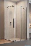 Radaway Furo Brushed GunMetal KDD kabina 110x120cm szczotkowany grafit 10105110-92-01L/10105120-92-01R