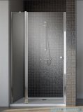 Radaway Eos II DWJ Drzwi prysznicowe 100x195 lewe szkło przejrzyste + brodzik Delos C + syfon 3799442-01L/SDC1010-01