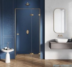New Trendy Avexa Gold drzwi wnękowe 90x200 cm przejrzyste prawa EXK-1717