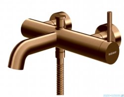 Kohlman Axel Brushed Copper bateria wannowa bez zestawu prysznicowego miedź  szczotkowana QW110ABC