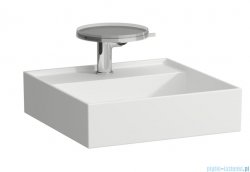 Laufen Kartell umywalka ścienna z ukrytym liniowym odpływem 46x46cm biały mat  H8153317571111