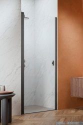 Radaway Nes Brushed GunMetal Dwj I Drzwi wnękowe 80 cm lewe grafit szczotkowany szkło przejrzyste 10026080-92-01L