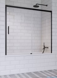 Radaway Idea Black Pn Dwj parawan nawannowy 170cm prawy czarny mat/szkło przejrzyste 10003170-54-01R
