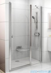 Ravak Chrome Drzwi prysznicowe CSD2-120 satyna+transparent 0QVGCU00Z1