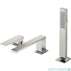 Tres Slim Exclusive bateria wannowa 3-otworowa stal 20216103AC