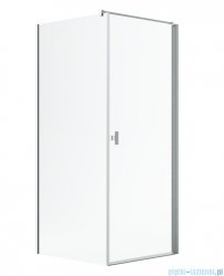 Radaway Nes Kdj I Brushed Nickel kabina 90x80cm prawa szczotkowany nikiel 10022090-91-01R/10039080-01-01