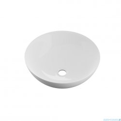 Excellent Luqa umywalka nablatowa 40 cm okrągła, biały połysk CEAC.6401.400.WH