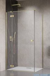 Radaway Essenza 8 Brushed Gold Kdj kabina 80x120cm lewa szczotkowane złoto 10480512-01-01L/10470237-99-01L/10113120-01-01