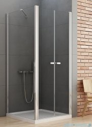 New Trendy New Soleo 80x100x195 cm kabina wspornik równoległy przejrzyste D-0144A/D-0093B-WP