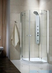 Radaway Kabina prysznicowa Fuenta PDD E 100x80 szkło grafitowe 381006-05N