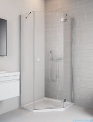 Radaway Essenza New Ptj kabina pięciokątna 90x90cm prawa szkło przejrzyste 385010-01-01R/385050-01-01