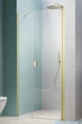 Radaway Nes Brushed Light Gold Dws Drzwi wnękowe 100cm prawe szczotkowane jasne złoto szkło przejrzyste 10028100-98-01R