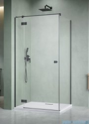 Radaway Essenza Kdj Brushed GunMetal kabina 80x90cm lewa szczotkowany grafit 1385043-92-01L/1384050-01-01