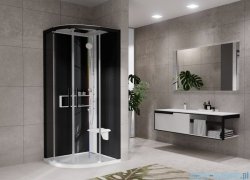 Novellini Glax 2 2.0 kabina z hydromasażem hydro plus 100x100 biała G22R109M1L-1UH