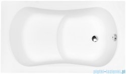 Besco Aria Rehab 120x70cm wanna prostokątna z siedziskiem #WAR-120-PA