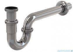 Alcaplast półsyfon umywalkowy „U“ DN32 z nakrętką 5/4, metal A432