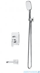 Omnires Sacramento system wannowy podtynkowy chrom/biały SYSSCW01XCRB