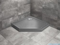 Radaway Doros Pt Compact Stone brodzik pięciokątny 90x90x11,5cm antracyt SDRPTP9090-05-64S