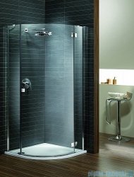 Radaway Almatea PDJ GOLD kabina półokrągła 90x90 Prawa szkło przejrzyste 30702-09-01N