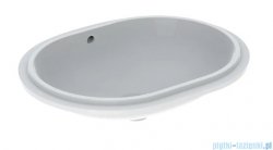 Geberit VariForm Umywalka owalna z przelewem 62,5x49cm 500.756.01.2