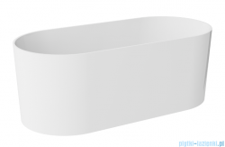 Besco Lova Matt 160x74cm wanna wolnostojąca + syfon klik-klak grafit gun metal #WMM-160LKGR