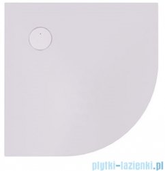 Sanplast Structure Mineral BP-M/STRUCTURE brodzik półokrągły 100x100x1,5 cm szary mleczny 645-360-0440-55-010
