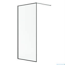 Radaway Modo F II Black kabina Walk-in 135x201cm Czarna szkło przejrzyste 10409135-54-01