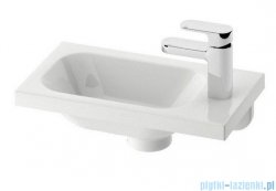 Ravak Umywalka Chrome 400 R biała z otworami 40x22 cm, prawa XJGP1100000
