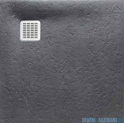 Roca Terran 100x100cm brodzik kwadratowy konglomeratowy szary łupek AP1033E83E801200