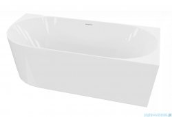 Lavita Lumio Corner wanna 150x75cm wolnostojąca narożna prawa syfon klik-klak biały 5900378370154