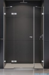 New Trendy Eventa drzwi wnękowe pojedyncze z dodatkową ścianką 170x200 cm przejrzyste lewe chrom EXK-4466