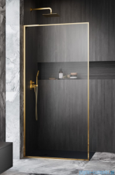 Radaway Modo F SL Gold II kabina Walk-in 60x201,6cm lewa złoty połysk szkło przejrzyste 10419064-09-01L