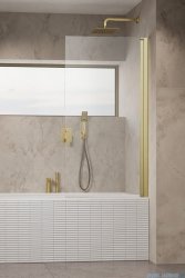 Radaway Nes Pnj Brushed Gold parawan nawannowy 60cm prawy szczotkowane złoto 10011060-99-01R