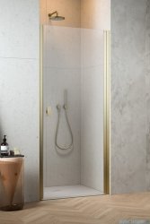 Radaway Nes Dwj I Brushed Gold Drzwi wnękowe 90 cm prawe szczotkowane złoto 10026090-99-01R