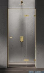New Trendy Eventa Gold Shine drzwi wnękowe pojedyncze 120x200 cm przejrzyste prawa Złoty połysk EXK-4680