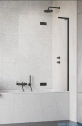 Radaway Essenza 8 SL Black PND II parawan nawannowy 140cm prawy czarny mat/przejrzyste 10500140-54-01R