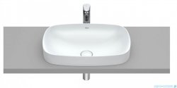 Roca FINECERAMIC umywalka wpuszczana w blat cienkościenna Soft 55x37 perłowa A327504630