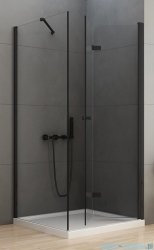 New Trendy New Soleo Black 100x100x195 cm kabina prawa przejrzyste D-0240A/D-0116B